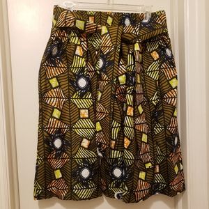 Dududai African print skirt